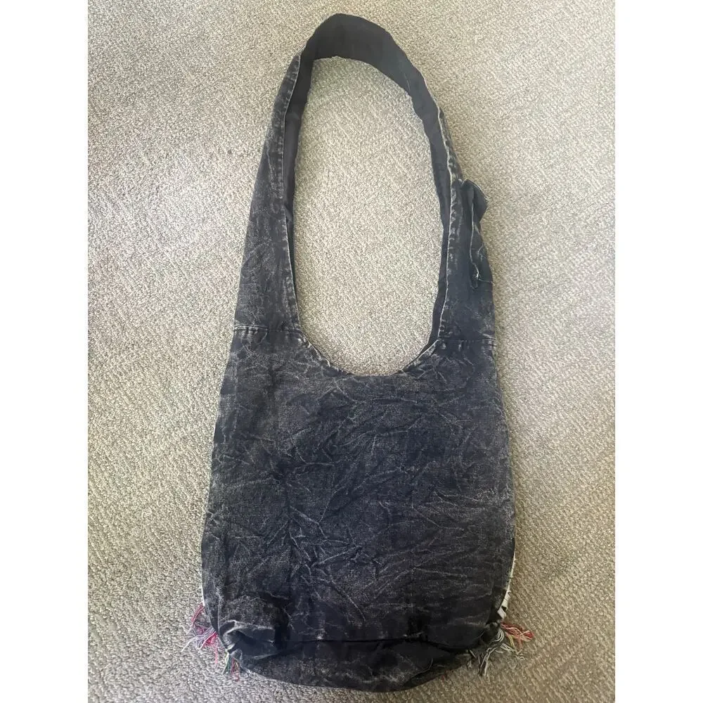 Owl hippie tie dye crossbody purse